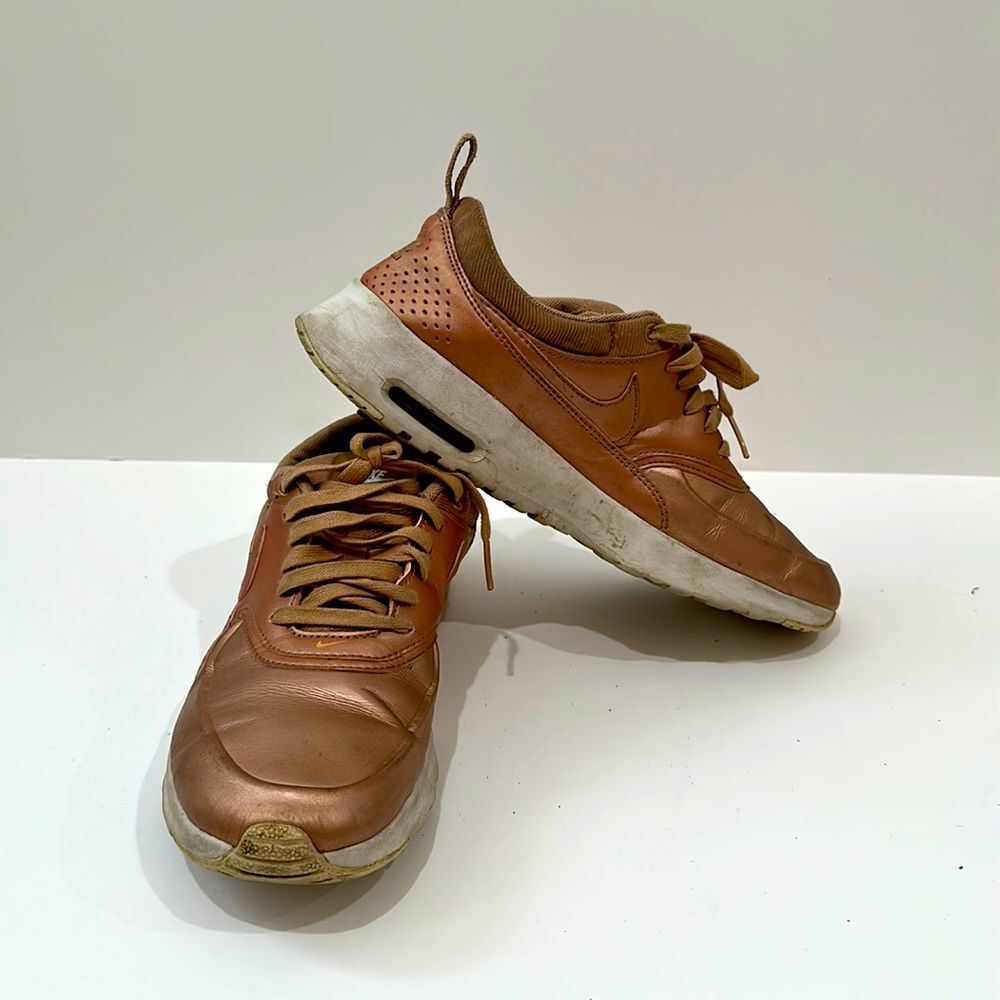 Nike Air Max Thea Rose Gold Sneakers Size 9